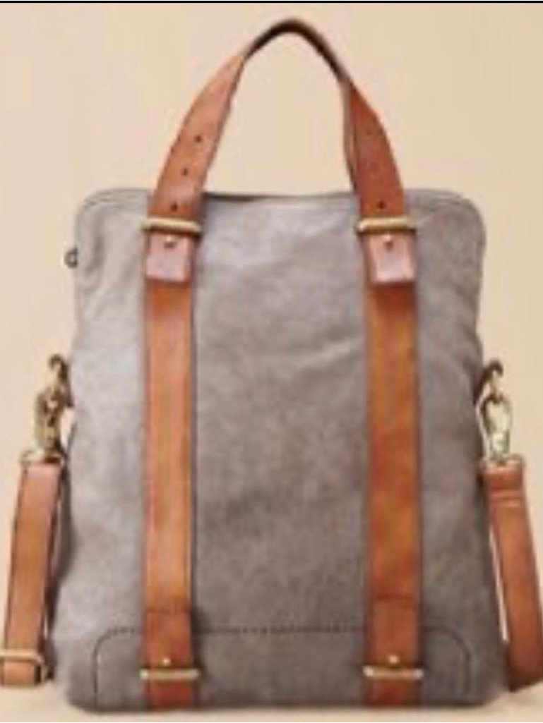 Fossil Mason Satchel With Matching Wallet.